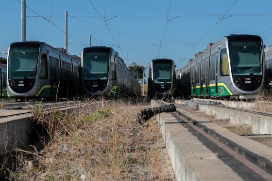 Os vagões adquiridos na Espanha estão se deteriorando, ao longo dos anos