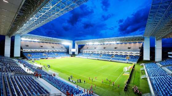 A Arena Pantanal, na Capital, que será palco do confronto entre Flamengo e Atlético-MG