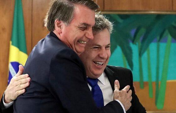 Jair Bolsonaro e Mauro Mendes