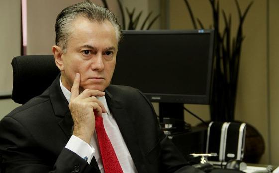 O desembargador Orlando Perri questionou proposta do governador na reunião do MT Prev