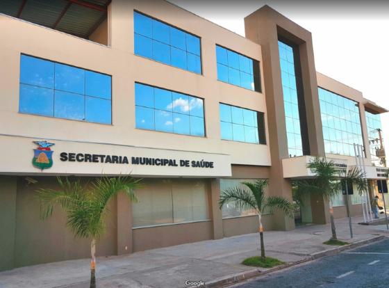 Fachada da Secretaria Municipal de Saúde