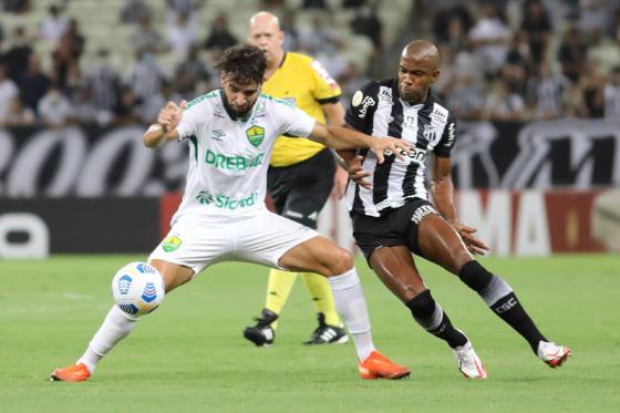 O Cuiabá perdeu para o Cerá co um logo nos primeiros minutos do segundo tempo, na Arena Castelão