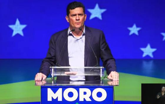 Em discurso, Moro defendeu o legado que ele próprio deixou como juiz da Lava Jato