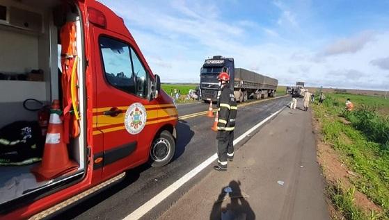 O acidente ocorreu no Km 91 da BR-364, a 20 km da cidade de Alto Garças (357 km ao Sul de Cuiabá).