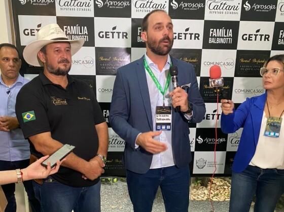 Eduardo Bolsonaro e Gilberto Cattani