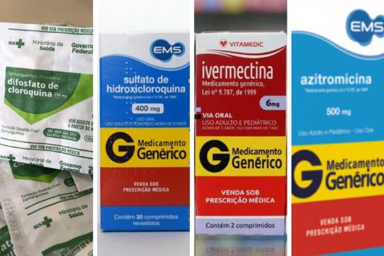 O kit defendido pelo Governo Federal é composto de medicamentos que não têm eficácia comprovada no tratamento  da Covid-19