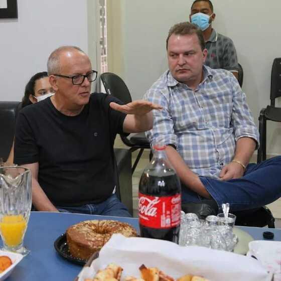 Encontro no gabinete da deputada Rosa Neide teve Zé do Pátio e Max Russi