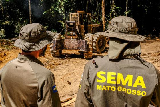 Operação Amazônia Arco Norte, contra o desmatamento na região de Aripuanã, Noroeste de MT