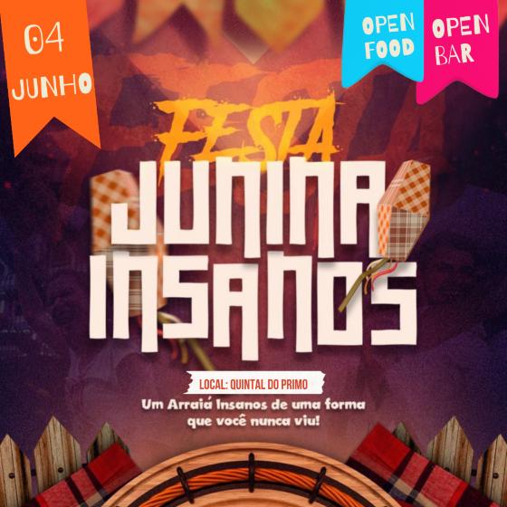 festa junina insanos