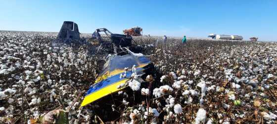 queda avião agrícola