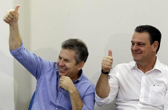 Mauro Mendes e Carlos Fávaro: senador mantém cargos no governo