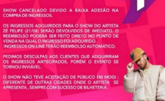 baixa adesão zé felipe 