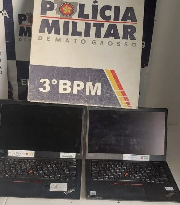 PM apreensão notebook