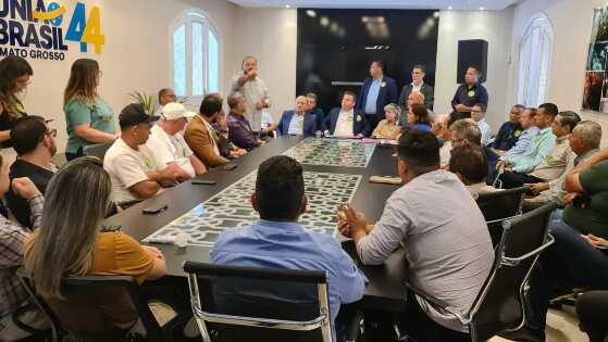 Reunião Mauro Mendes com lideranças evangélicas