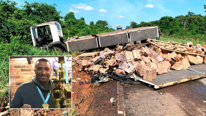 Jogador de futebol morre em acidente de carro na Chapada