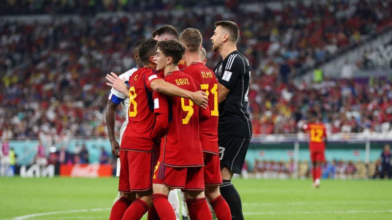 Goleada na Copa: Espanha 7 x 0 Costa Rica