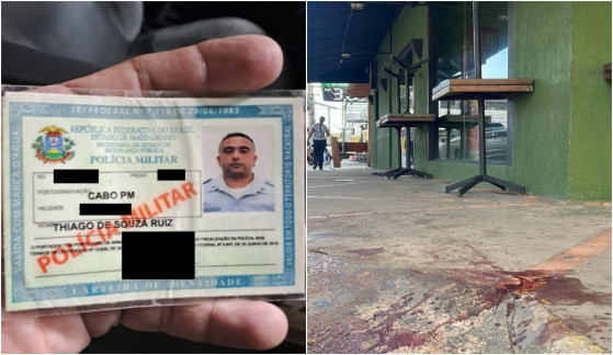 O PM Thiago de Souza Ruiz morreu assassinado pelo policial civil Mario Wilson