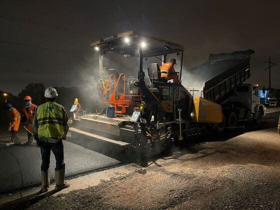 Obras na Rodovia dos Imigrantes