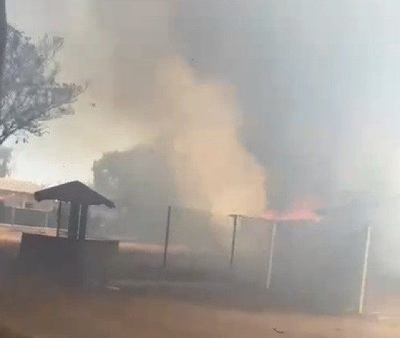 Incêndio escola