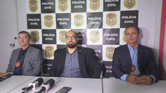 Marcel Gomes, Ricardo Franco, Edson Pick, delegados, DHPP