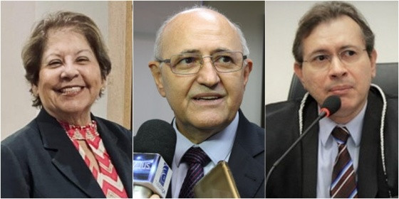 Graciema Ribeiro Caravellas, Jorge Luiz Tadeu Rodrigues e Sebastião de Arruda Almeida