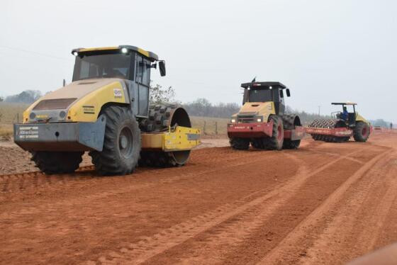 Obras de pavimentação