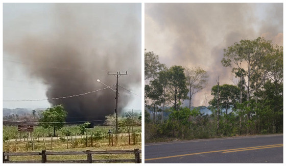 Incêndio, Mimoso, fogo, Santo Antônio do Leverger