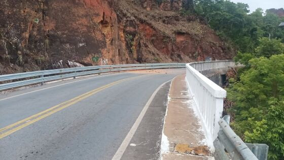 deslizamento Chapada Portão do Inferno