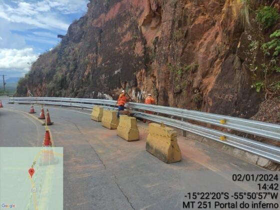 Sinfra, portão do inferno, obras