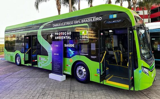 Ônibus elétrico da Volvo, para o estado de São Paulo