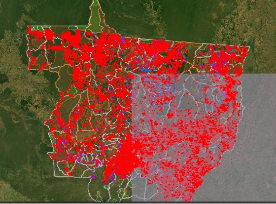 Desmatamento ilegal, Cerrado, Amazônia, ICV