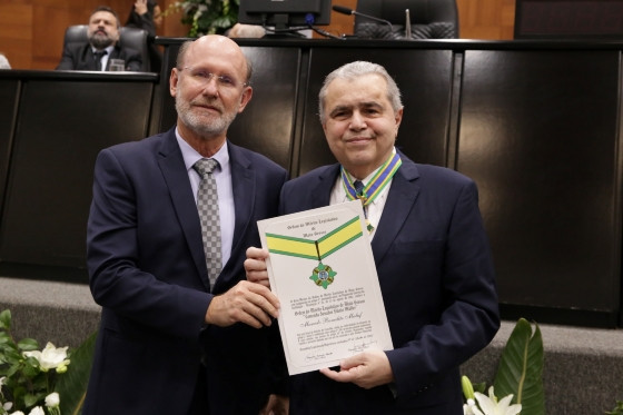 O deputado Carlos Avallone e o vice-presidente do PSDB, Marcelo Maluf