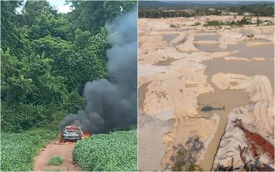 seguranças atacados em fazenda TI Sararé