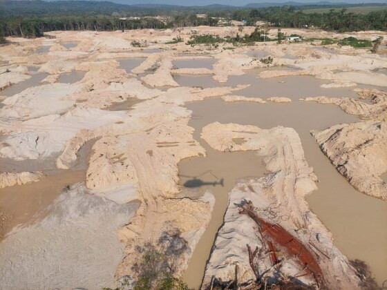 imagens satélite garimpo Sararé