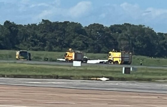 acidente avião particular aeroporto cuiabá