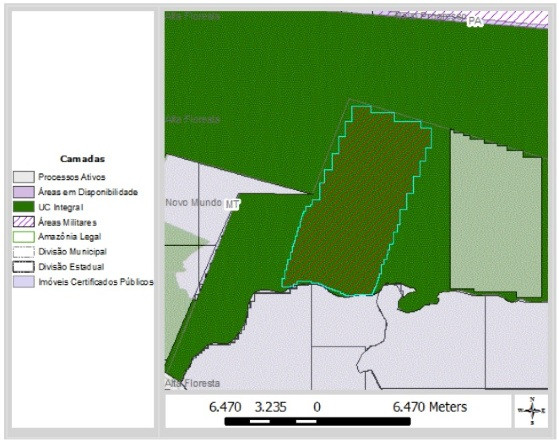 Requerimento de garimpo de ouro abrange 7,7 mil hectares do Parque Estadual Cristalino II