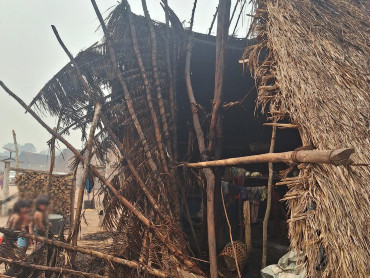 Brincadeira de crianças termina com incêndio em oca em aldeia de MT