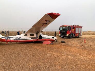 Avião cai logo após decolar em MT e piloto escapa ileso; fotos