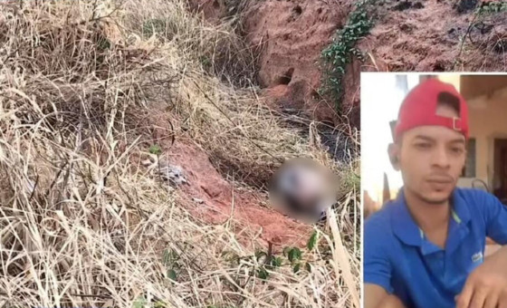 Homem é encontrado morto com fio de telefone amarrado no pescoço