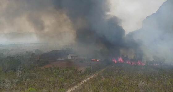 Polícia prende acusado de incendiar propriedade rural em Cuiabá