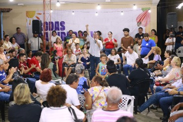 Lúdio recebe apoio de pastor evangélico e comunitários