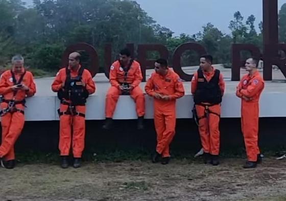 Da esquerda para direita: Bruno Sudário, Welerson, Rodrigo Trindade, Wilker, Gabriel e Victor — Foto: Divulgação/Corpo de Bombeiros MG