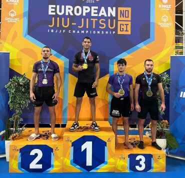 Atleta de projeto social de jiu-jitsu da Rotam conquista medalhas no campeonato europeu