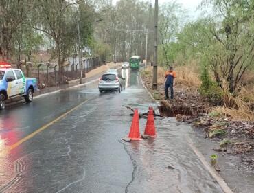 Chuva intensa faz estragos em Cuiabá na tarde deste sábado (26)