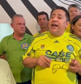 Emocionado, presidente do PL agradece apoios a Abílio após vitória