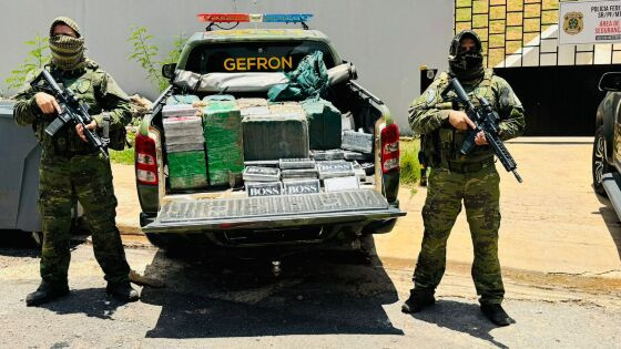 Polícia apreende carga de R$ 13,8 milhões em cocaína em MT