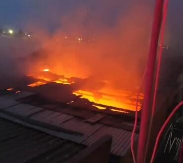 Incêndio atinge empresa de cloro e danifica estrutura em Cuiabá