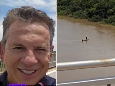 Governador ameaça chamar Sema para pescador no Rio Cuiabá; vídeo