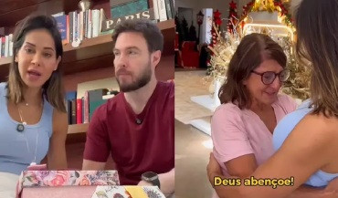 Maíra Cardi surpreende funcionários com cheque de R$ 10 mil para cada no Natal