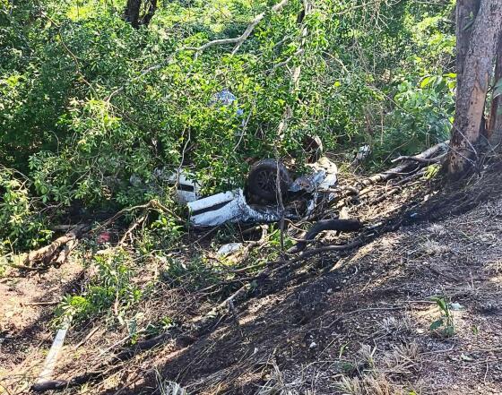 Acidente na BR-070  deixa uma vítima fatal e outra é resgatada por helicóptero 